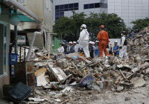 용산 상가 붕괴현장 합동감식…화재·폭발 아니다(종합)