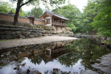 시원한 옥산천 계곡과 멋스러운 양동마을