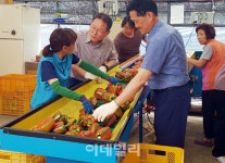 [포토] 파프리카 농가 방문한 김원석 농업경제대표