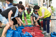 [포토]양천구, 우리 동네 1도 낮추기에 함께해요