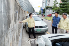 [포토] 양천구, 안양천 주변 수해 취약시설 점검
