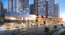 법조타운 상가 명지 퍼스트월드 판매시설 눈길