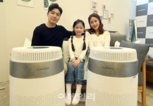 인스시스템 | [포토]서라운드 입체 필터 시스템 장착한 '인스퓨어' 공기청정기 W8200