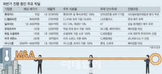 [마켓인]하반기 남은 빅딜, 키맨은 사모펀드 아닌 대기업