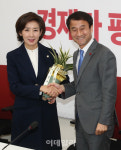 [포토]나경원 원내대표, '한병도 청와대 정무수석 접견'