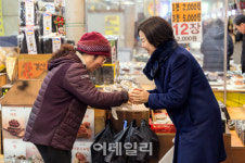 [포토] 전통시장 방문한 김수영 양천구청장