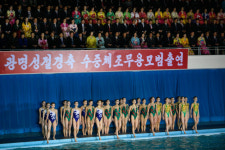 [포토] 광명성절 공연 모범출연