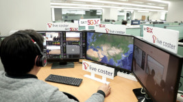 SKT-현대건설기계-현대건설, 건설현장 드론 관제 맞손