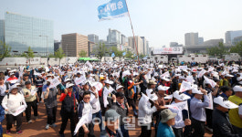 [포토]거리로 나선 서울개인택시운송사업조합