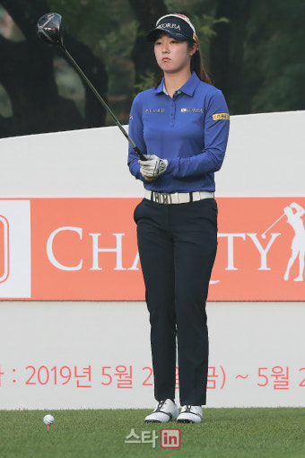 [포토] 국대 김재희 '언니들과 쟁쟁한 경쟁'