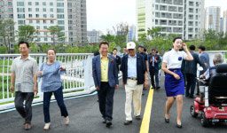 구리와 남양주 주민 이어줄 왕숙천 길벗교 개통
