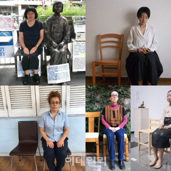 [新한일전쟁]SNS 번지는 '소녀상 되기' 운동…日에 항의