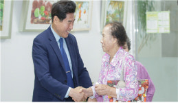 김상돈 의왕시장, 노인재능나눔활동 노인 격려