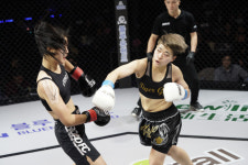 MAX FC 출신 오현주, ROAD FC 첫 女킥복싱 승리