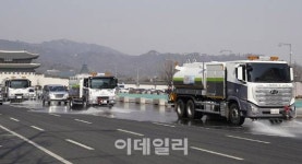 [포토] 종로구, 광화문일대 방역작업