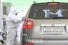 [포토]차 안에서 코로나19 검사