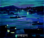 [e갤러리] 1세대 부산작가의 감춰둔 격정…김원갑 부산항 밤바다