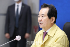 [포토] 취임 100일 맞은 정세균 국무총리