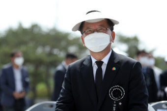 광주 간 김부겸, 