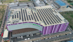 한화큐셀, BGF리테일 물류센터에 1MW 태양광발전소 준공