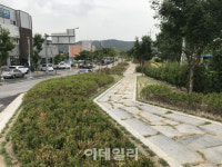 양주 고읍동 폐도로, 산책로 겸비 도시숲으로 변신