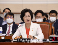 [포토]법사위 참석한 추미애 장관