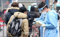 [포토]사흘만에 코로나19 신규확진자 1000명대 재진입