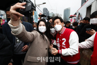 [포토]오세훈, 시민들과 찰칵