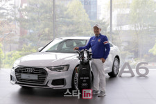 KPGA 2승 고석완, 코오롱아우토와 후원 계약..A6 탄다