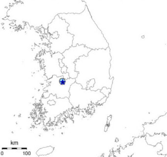 전북 완주군 동쪽 지역 규모 2.0 지진 발생