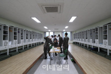 [포토]맹호부대 코로나 무증상 격리 생활관