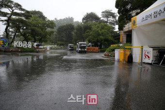 KPGA투어 KB금융 리브 챔피언십 악천후로 2라운드 취소