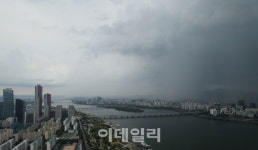 [포토]한강 건너 마포구엔 국지성 소나기