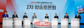 [포토]'방송토론회 준비하는 국민의힘 대선 예비후보들'