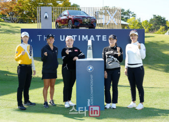 고진영·박인비·박민지..BMW 레이디스 챔피언십 첫날 같은 조에서 티샷