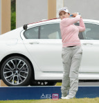 [포토]지한솔 첫 티샷 정교하게