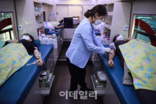 [포토]국민건강보험 일산병원, 생명나눔 단체헌혈