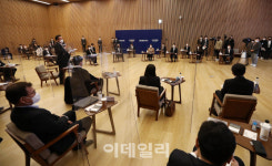 [포토] 현대모터스 스튜디오에서 청년희망ON 프로젝트 간담회 열려