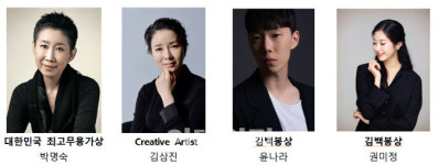 대한민국 최고무용가상에 박명숙 경희대 명예교수