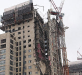 38층부터 23층까지 무너진 ‘광주 아파트’… “안전진단 후 수색”