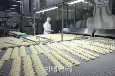 [르포]HMR 메카 CJ 인천공장 가보니..만두 재료투입 30분만에 냉동까지 뚝딱