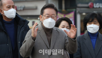 [포토]이재명, '고양 시민들에게 지지호소'