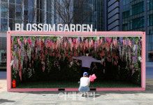 [포토] 롯데월드타워 포토존 블라썸 가든