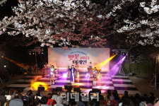 [포토] 3년만에 재개된 안산 자락길 벚꽃음악회