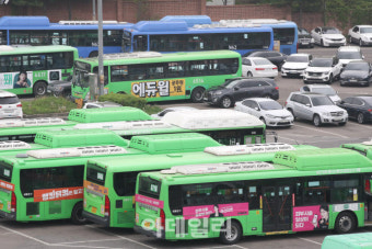 [포토]서울시내버스, 총파업까지 D-1
