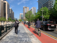 따릉이 대여소 늘린다는데…개통 1년 자전거도로 잡음 여전