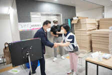 구혁모 화성시장 후보, 동탄7동서 사전투표..“화성 바꿔야”