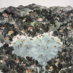 [e갤러리] 한여름 휴앙지, 한폭 산수화로…조은 초록의 구슬