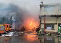 인천 현대제철 건물서 불…대응2단계 발령