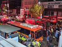 [포토]핼러윈 이태원 사고 현장에 구급차·소방차 총출동